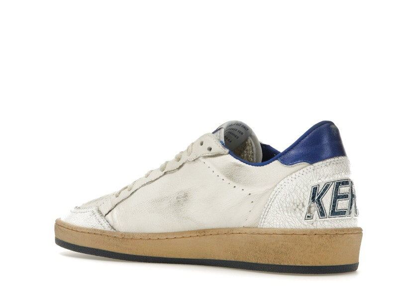 Golden Goose Ball-Star Low White Bluette