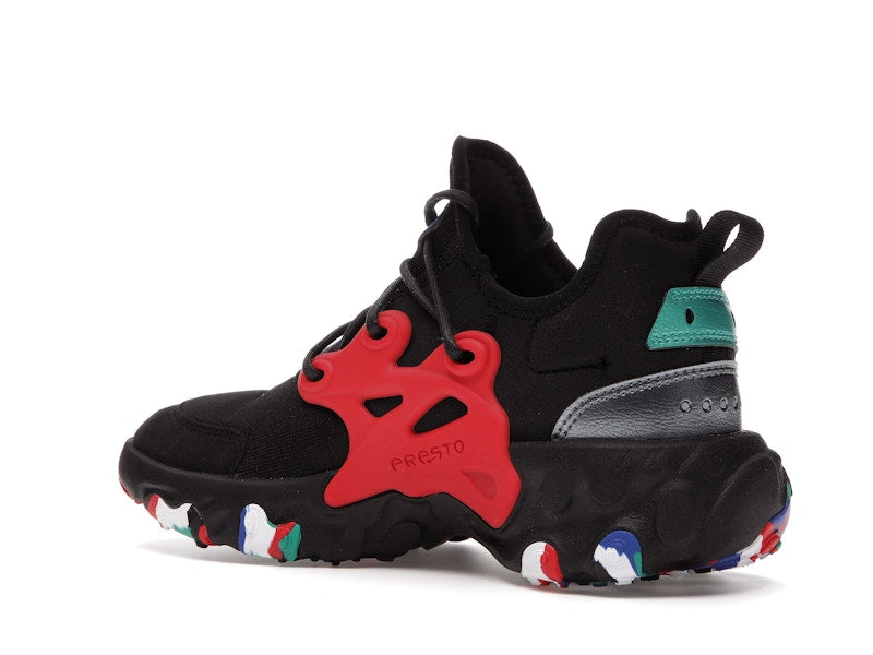Nike React Presto Black Red Multicolor (GS)
