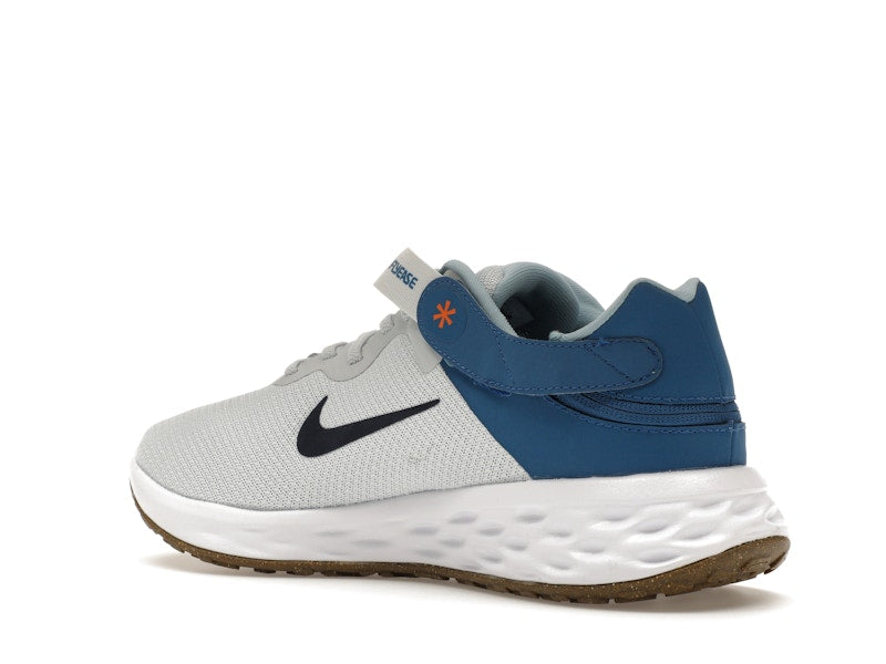 Nike Revolution 6 FlyEase Next Nature Pure Platinum Dark Marina Blue