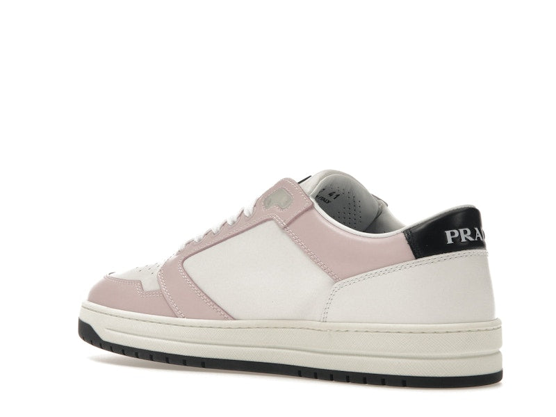 Prada District Sneaker White Pink Perforated Leather (Women's)