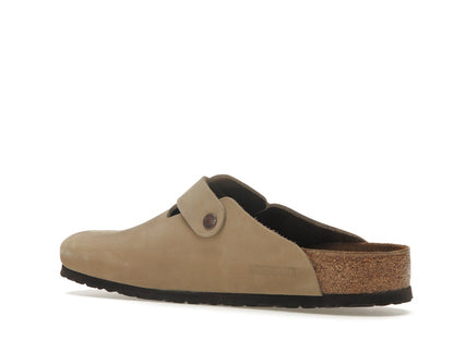Birkenstock Boston Oiled Leather Tobacco Brown
