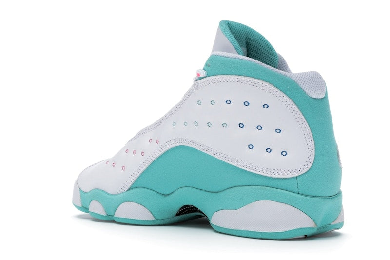 Jordan 13 Retro White Soar Green Pink (GS)