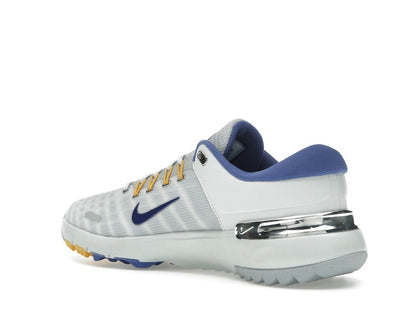 Nike Free Golf Pure Platinum University Gold Wolf Grey Astronomy Blue