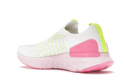 Nike React Phantom Run Flyknit 2 White Volt Pink Glow (Women's)