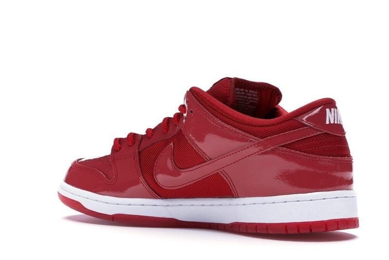 Nike SB Dunk Low Red Patent Leather