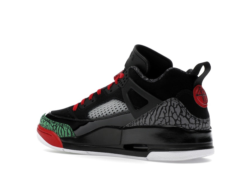 Jordan Spizike Low Black Classic Green White Varsity Red