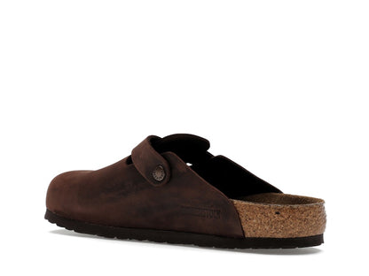 Birkenstock Boston Soft Footbed Oiled Leather Habana Brown