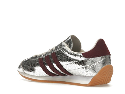 adidas Country OG Silver Metallic Maroon (Women's)