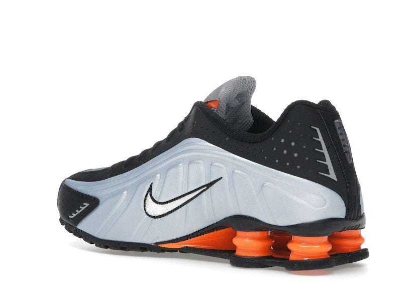 Nike Shox R4 Blue Tint Total Orange Black Metallic Silver (Women's)