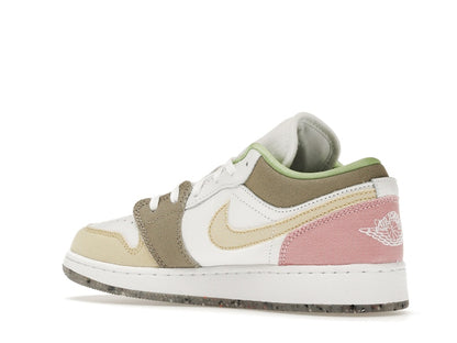 Jordan 1 Low Pastel Grind Vivid Green (GS)