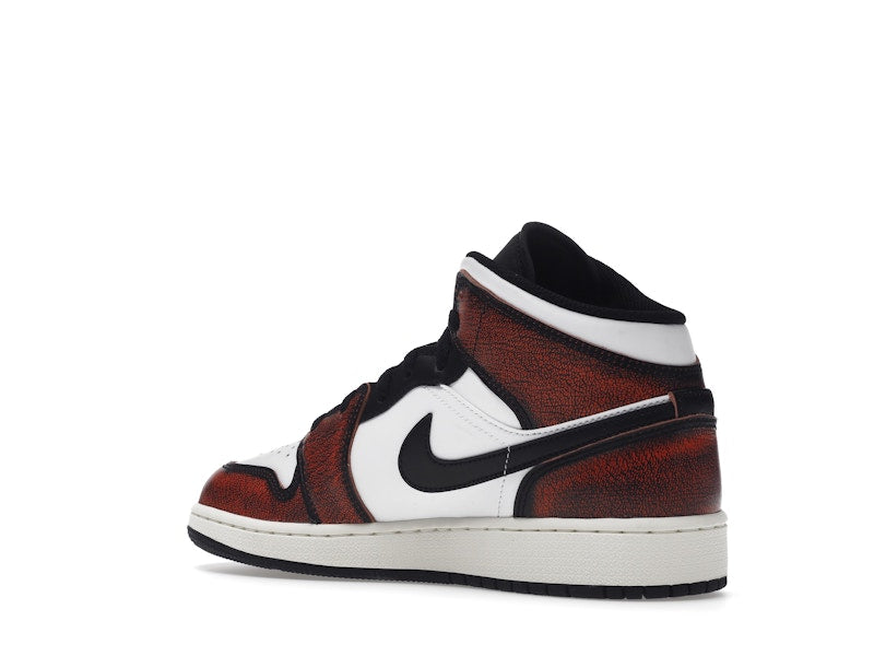 Jordan 1 Mid Wear-Away Chicago (GS)
