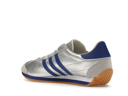 adidas Country OG Matte Silver Bright Blue Cloud White