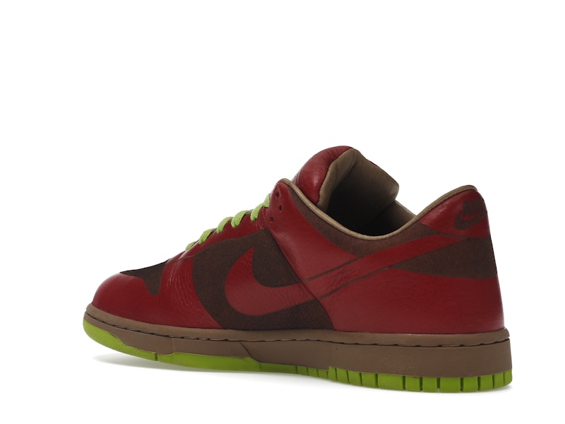 Nike Dunk Low 1-Piece Laser Varsity Red Chartreuse