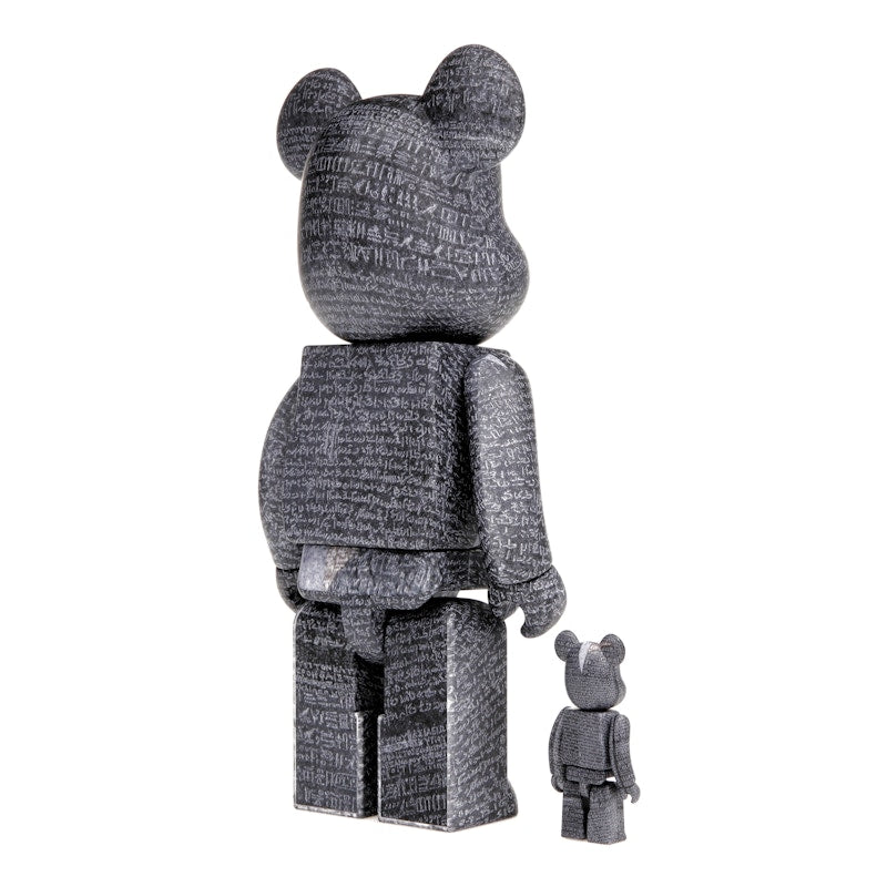 Bearbrick The British Museum (The Rosetta Stone) 100% & 400% Set