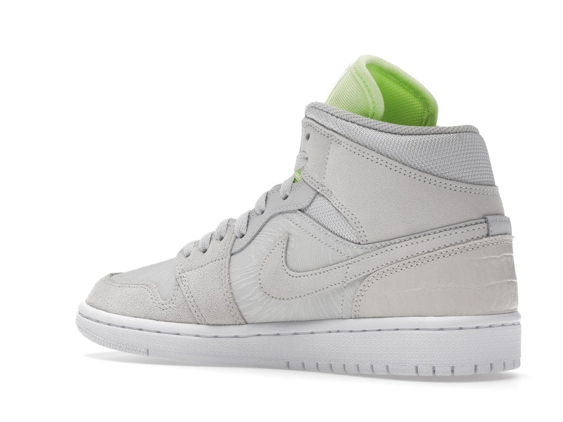 Jordan 1 Mid Vast Grey Ghost Green (Women's)