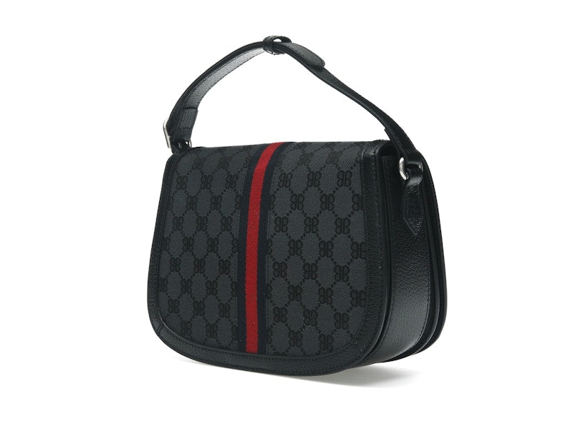 Gucci x Balenciaga The Hacker Project Medium Shoulder Bag Black