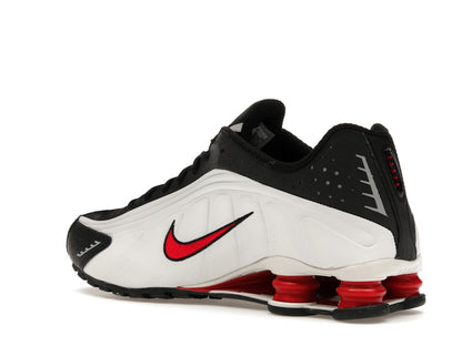 Nike Shox R4 Platinum Tint University Red Black