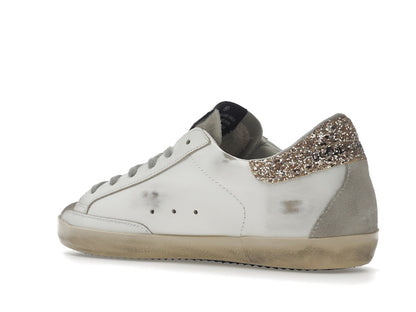 Golden Goose Super-Star White Red Glitter (Women's)