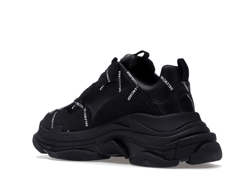 Balenciaga Triple S Black Logo (Women's)