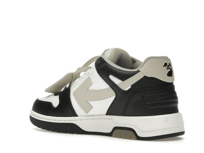 OFF-WHITE Out Of Office OOO Low Tops Black Beige