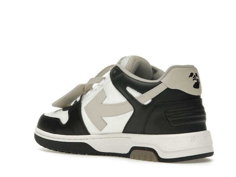 OFF-WHITE Out Of Office OOO Low Tops Black Beige
