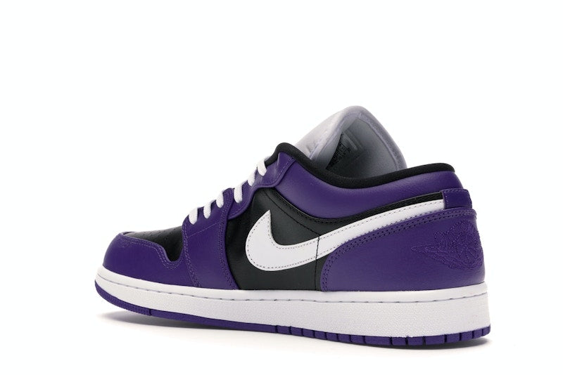 Jordan 1 Low Court Purple Black