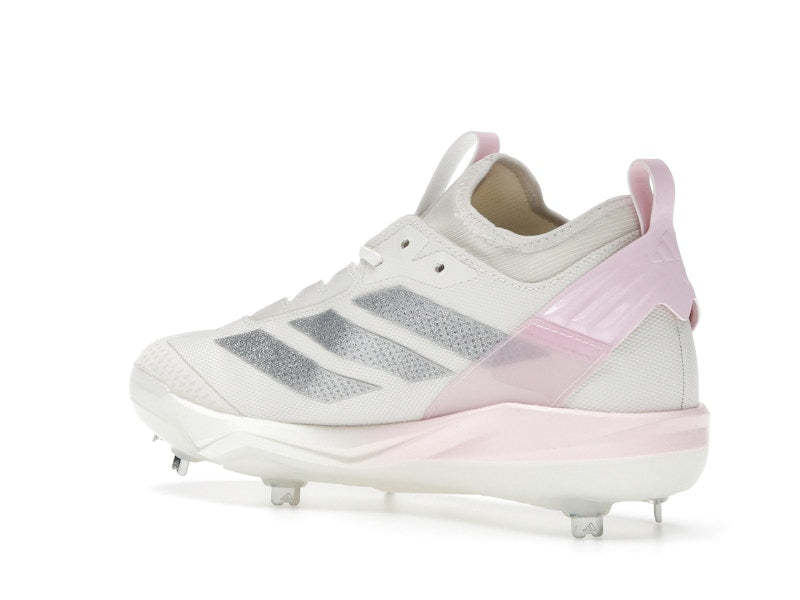adidas Adizero Instinct+ 2.0 Chalk White Silver Metallic Clear Pink (Women's)