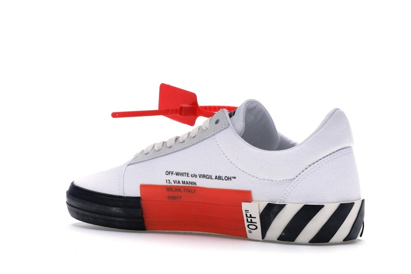 OFF-WHITE Vulc Low White (Updated Stripes)