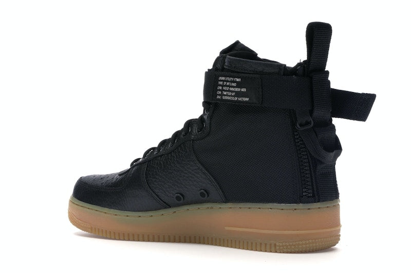 Nike SF Air Force 1 Mid Black Gum