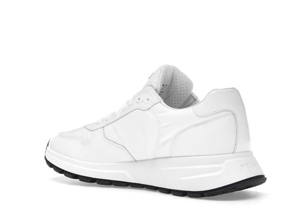 Prada PRAX 01 Sneakers Re-Nylon Brushed Leather White Black