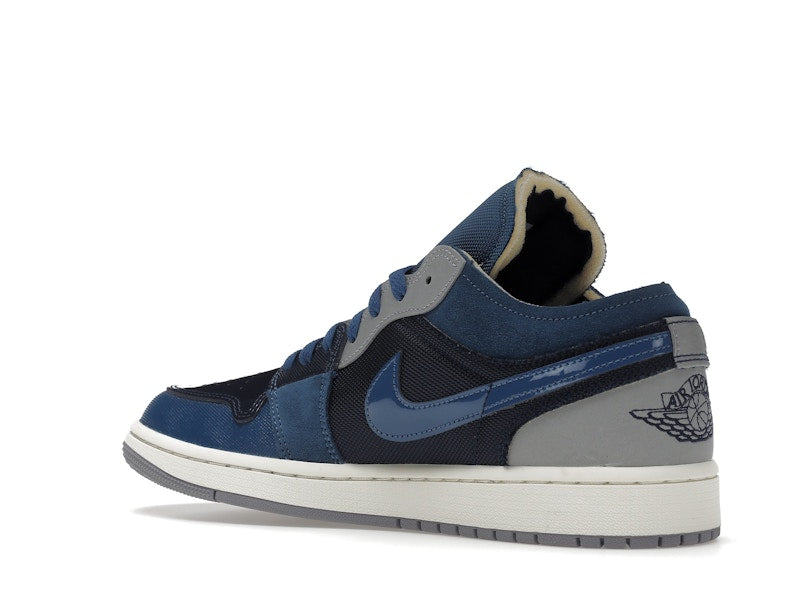 Jordan 1 Low SE Craft Obsidian French Blue Ashen Slate White