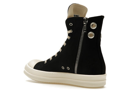 Rick Owens DRKSHDW High Top Black Milk