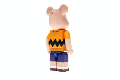 Bearbrick Charlie Brown 400% Yellow