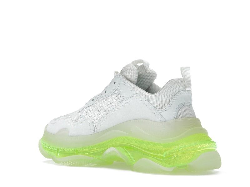 Balenciaga Triple S Clear Sole White Fluo Yellow (Women's)