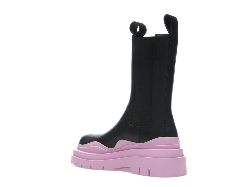 Bottega Veneta Tire Chelsea Boot Black Gloss (Women's)