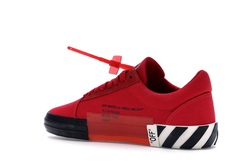 OFF-WHITE Vulc Low Red