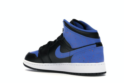 Jordan 1 Mid Royal Paint Splatter (GS)
