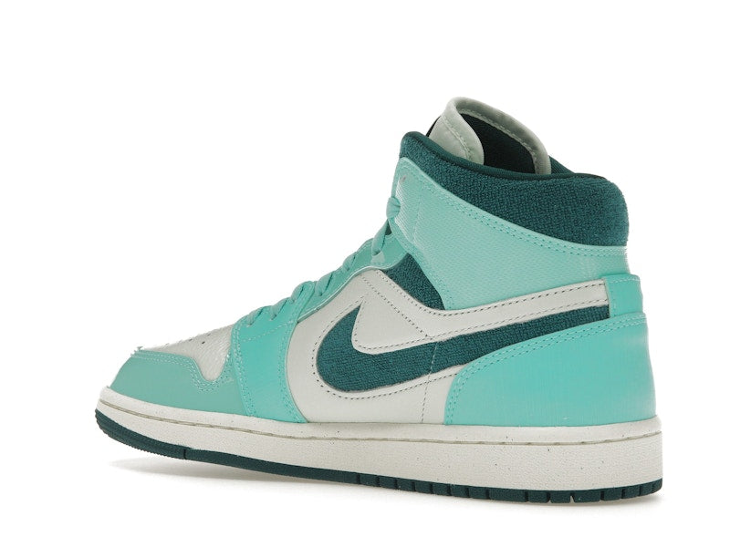 Jordan 1 Mid Chenille Bleached Turquoise (Women's)
