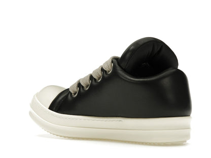 Rick Owens Jumbo Lace Padded Sneaks Low Black Milk