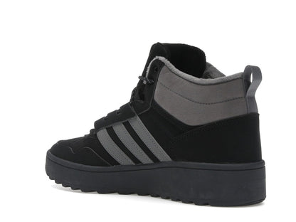 adidas Hoops 4.0 Mid Black Grey Four