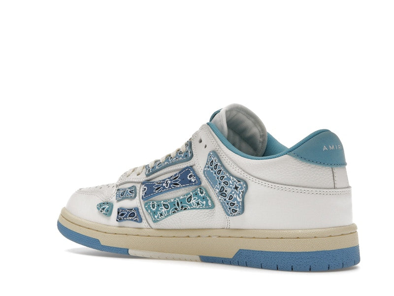 AMIRI Skel Top Low Bandana White Light Blue