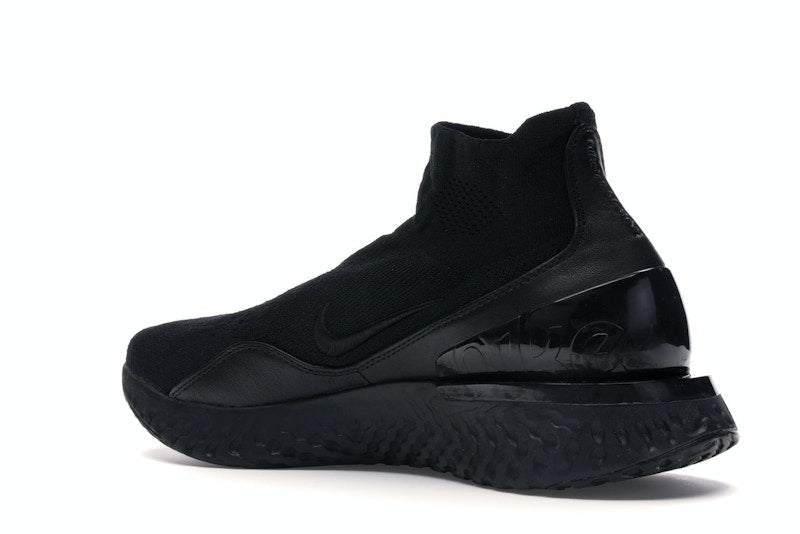 Nike Rise React Flyknit Triple Black