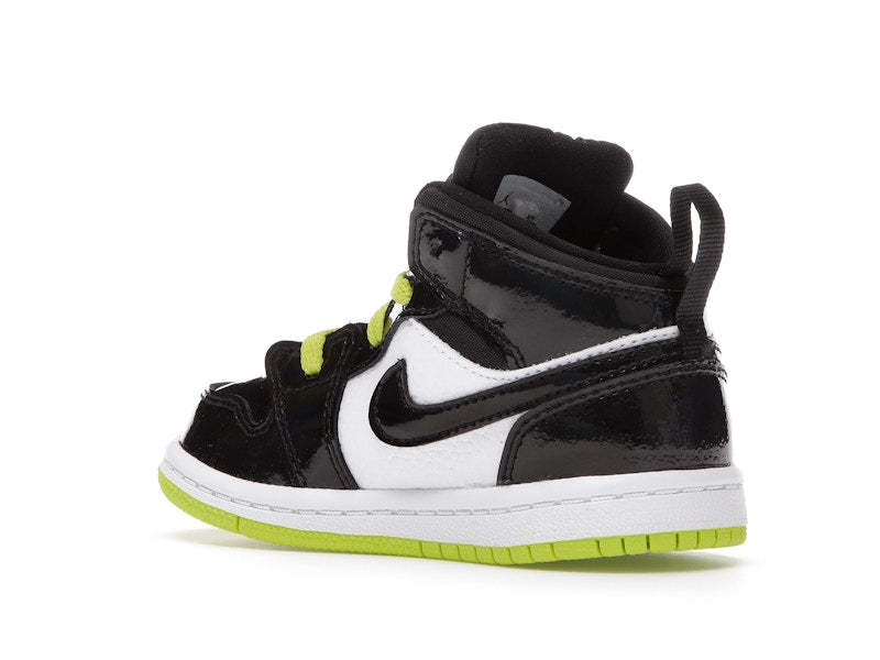Jordan 1 Mid Black Cyber Mystic Green (TD)