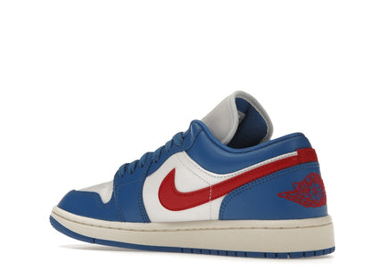 Jordan 1 Low Sport Blue Gym Red (Women's)