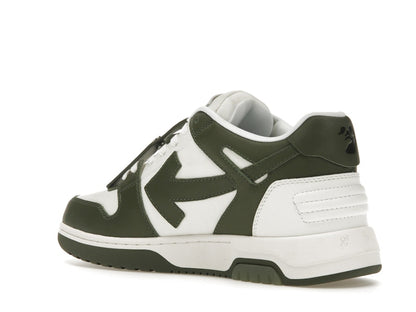 OFF-WHITE Out Of Office OOO Low Tops White Khaki