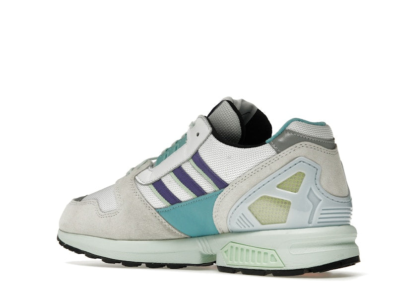 adidas ZX 8000 White Purple Aqua