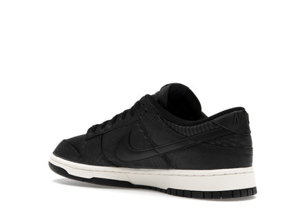 Nike Dunk Low Black Canvas