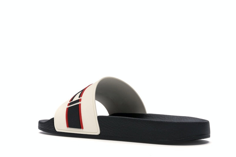 Gucci Stripe Slide White