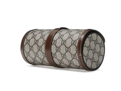 Gucci Supreme Monogram Watch Role Bag Brown