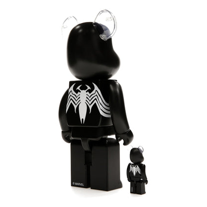 Bearbrick x Marvel Spider-Man Black Costume 100% & 400% Set
